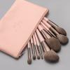 11Pcs Makeup Brushes Set with Bag Powder Contour Highlighting Eyeshadow Blending Eye Brow Eyeliner Make Up Tool Brush view 3