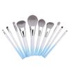 10pcs Professional Makeup Brushes Set Goat Hair Flat Powder Brush Makeup Brushes Make Up Brush view 1