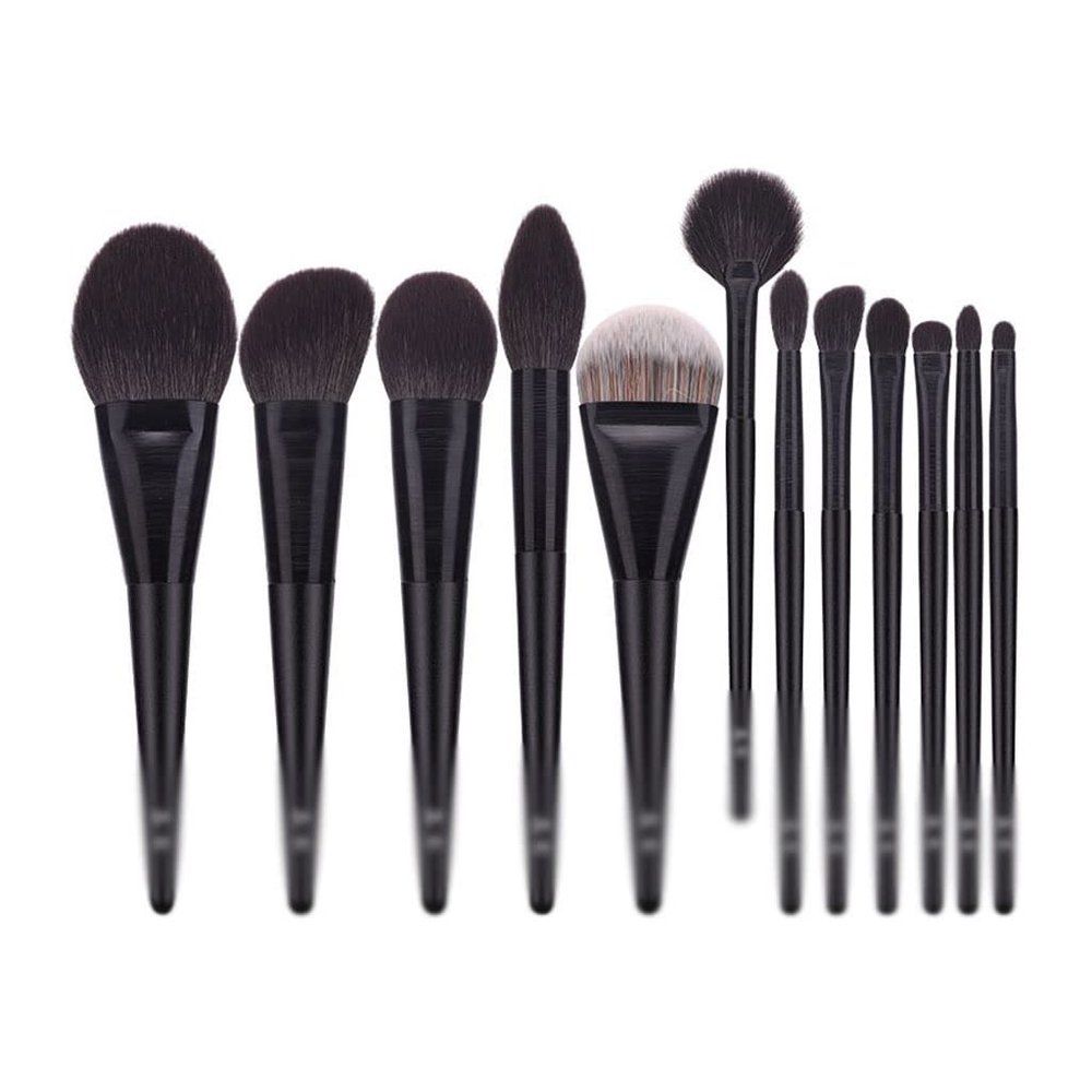 12pc Makeup Brush Set Lip Brush Loose Powder Brush Fine Light Beauty Tools