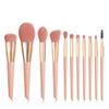 11Pcs Makeup Brushes Makeup Tools Cosmetic Foundation Powder Blush Eye Shadow Lip Blend Wooden Make Up Brush Tool Kit view 1