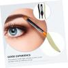 DOITOOL 1set Mini Eyebrow Tweezers Stainless Steel Eyebrow Clips Makeup Tool Ergonomic Design for Precision Grooming for Personal and Professional Use Black view 4