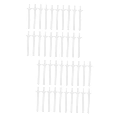 FRCOLOR 220pcs Hair Wax Applicators Nose Waxing Strips Wax Sticks Spatulas Rods for Nostrils Face Eyebrows White Head Remover Hair Removal Nose Waxing Tool