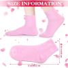 HooLing 3 Pairs Aloe Socks Moisturizing Spa Socks Aloe Vera Infused Fuzzy for Christmas Women Men Repairing Softening Dry Cracked Feet Skins(Classic,Pink) view 2