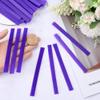 GORGECRAFT 100Pcs Makeup Brushes Pen Guard Protector 4.7 inch Purple Expandable Mesh Sleeve Covers Reusable Make Up Brushes Sheath Mesh Netting Protector Cover for Cosmetic Brushes Travel Paint Brush view 3