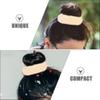 Beaupretty 1set Donut Hair Bun Makers U-shaped and Hair Ties for Easy Updos Versatile Styling Tool for Women and Girls Comfortable and Efficient view 3