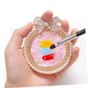 Beavorty Nail Palette Fake Nails Short Nail Art Palettes Nails Press on Press on Nails Medium Color Mixing Resin Nail False Nails Glue on Nails Makeup Hand Pearl Display Stand Manicure view 2