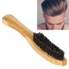 gernie Beard Brush, Wooden Beard Comb, Boar Bristle Brush with Handle, Grooming Mustache Hair Beard Brush for Men, Dual Action Wood Comb, and Travel Bag Great for Christmas Gift view 4
