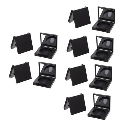 Housoutil 3sets Mini Makeup Containers Set Empty Eyeshadow Palette Leak-proof Covers 4pcs*3