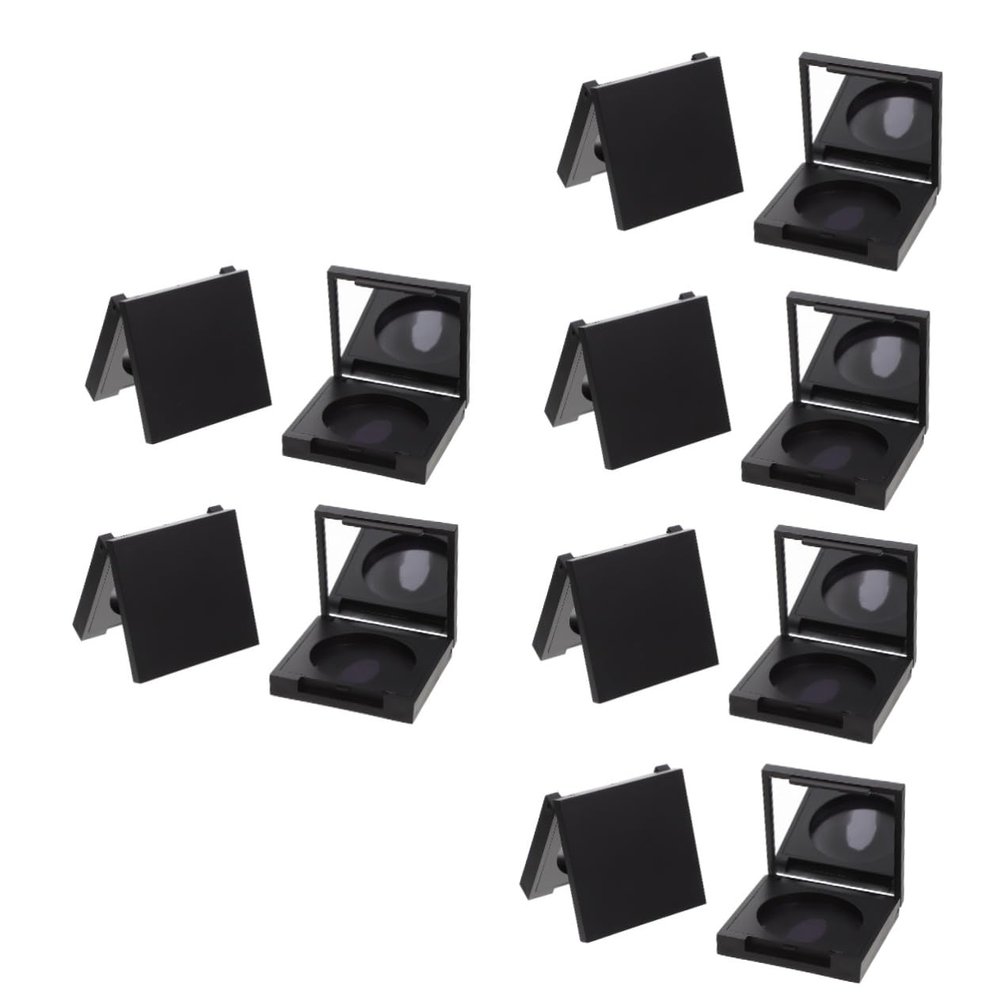 Housoutil 3sets Mini Makeup Containers Set Empty Eyeshadow Palette Leak-proof Covers 4pcs*3