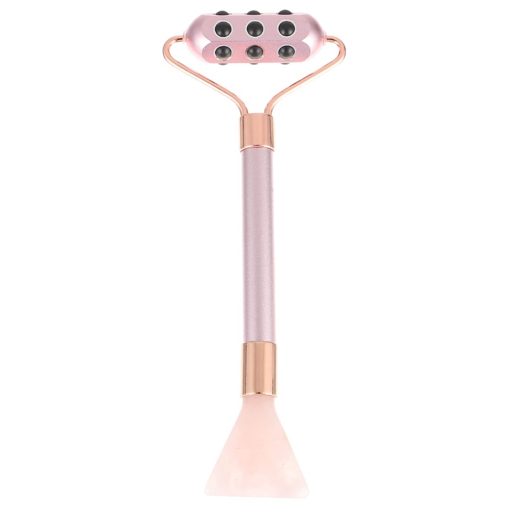 balacoo Beauty Roller Stone Massage Roller for Revitalizing Skin Improving Circulation Reducing Puffiness Gua Tool for Face Care and Elasticity