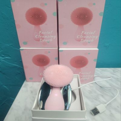 Facial Cleansing Brush with 4 Modes, USB Rechargeable