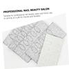 Beavorty 1set Dual-ended Stainless Steel Cuticle Pusher Tool Sandpaper for Nail Care and Dead Skin Removal for Professional Manicure and Home Use view 3