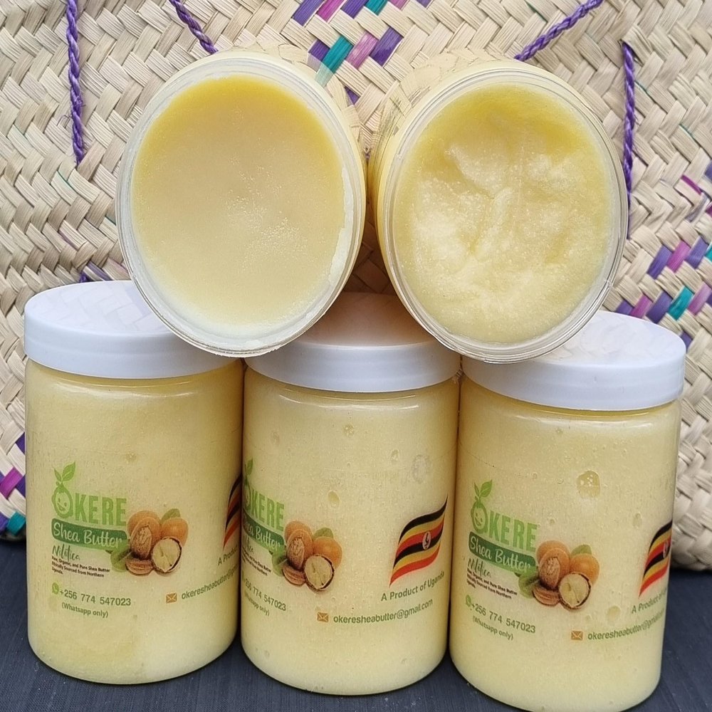Okere Nilotica Shea Butter | Raw & Pure from Uganda | 10 oz Jar