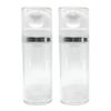 2PCS 100ml/3.3oz Clear Airless Pump Bottles Empty Refillable Travel Size Vacuum Makeup Cosmetic Moisturizer Pump Dispenser Container Storage for Lotion Cream Shampoo Shower Gel Toiletries view 1