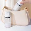 2PCS 50ml/1.3oz Clear Airless Pump Bottles Empty Refillable Travel Size Vacuum Makeup Cosmetic Moisturizer Pump Dispenser Container Storage for Lotion Cream Shampoo Shower Gel Toiletries view 2