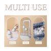 2PCS 50ml/1.3oz Clear Airless Pump Bottles Empty Refillable Travel Size Vacuum Makeup Cosmetic Moisturizer Pump Dispenser Container Storage for Lotion Cream Shampoo Shower Gel Toiletries view 4