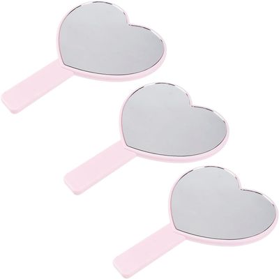 3pcs Mirror for Women,Portable Mirror Cute Mirrors with Handle,One-Way Mirror