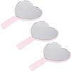 3pcs Mirror for Women,Portable Mirror Cute Mirrors with Handle,One-Way Mirror view 1