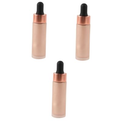 FRCOLOR 3pcs Women Drops Repair Highlighter Makeup Drops Illuminating Liquid for Shimmering Eyes for Cosplay Nightclub and Halloween Events