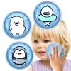 AiricePac Large Kids Ice Packs for Boo Boos, 3 Packs Toddler Gel Ice Packs Wrap for Injuries Reusable, Hot Cold Compress for Children's Fever Pain Relief, Wisdom Teeth, First Aid, Bumps & Bruises view 1