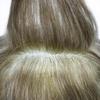 Mens Toupee Hair Replacement System for Men Thin Skin Full Poly Mens Human Hair Pieces Injected PU Toupee for Men 8"X10" #740 Very Light Brown with 40% gray hair-120% density view 4