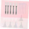 FRCOLOR 5pcs Empty Mascara Tube Set Eyelash Wands Bottles Funnels Pipettes for Diy Castor Oil Mascara Travel Friendly Leak Design view 4