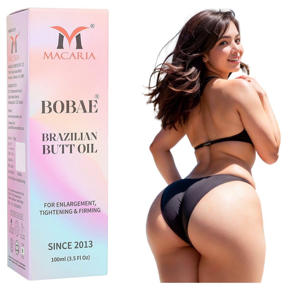 Brazilian Butt Oil -Body Butt Enhancement Oil, Natural Herbal Extracts for Bigger Butt, Buttock Tightening and Butt Fuller, Multi Effects Breast Enhancement Oil for Firming and Lifting Breas