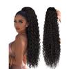 Corn Curly Clip in Hair Extensions for Women, 24inch/60cm 150g Curly Ponytail Hair Extension Drawstring Pony Tails (Red) view 1