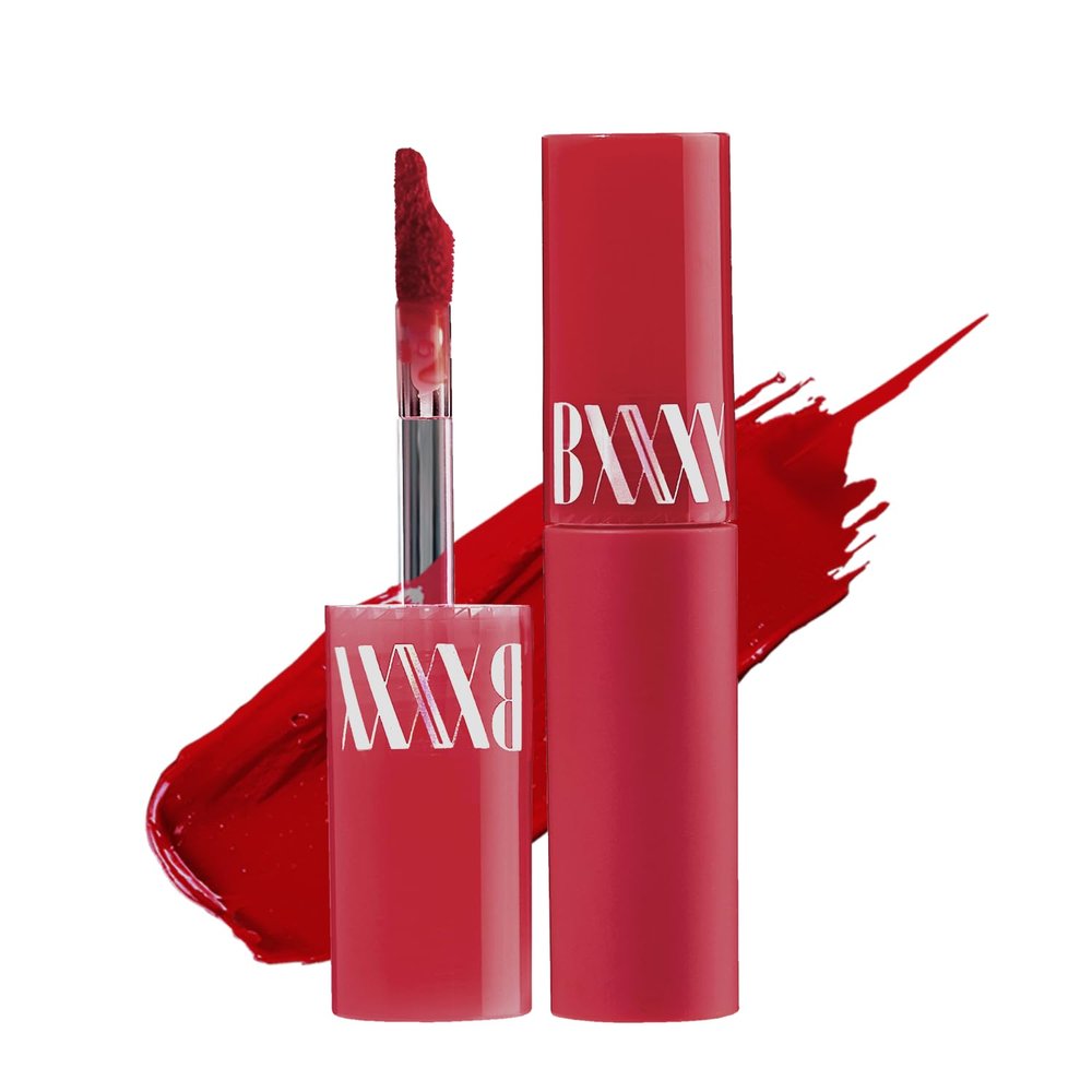 BXXXY Long-lasting Lip Tint Lip Stain Lip Gloss - Hydrating, Calming, Nourishing and vivid water tint 0.11 oz (5 colors) (Cherrycoke burgundy)