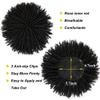 5.7x6.7 inch Dreadlock Wigs Natural Fashion Heat Resistant Synthetic Fiber Short Hair Topper for Woman For Hair Loss (Brown) view 4