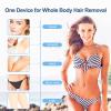 Laser Hair Removal Device Home Use IPL Laser Beauty Device Laser Hair Removal for Women and Men Hair Remover with Painless Permanent for Whole Body,Facial Lip Bikini Line Armpit Back Leg Arm view 2