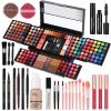 Professional Big Makeup Kit for Teens Girls & Women Full Kit, Beauty Case with Beginner Cosmetics Sets, All-in-One Make Up Gift Box with Lipgloss, Eyeshadow,Blush,Highlight,Brow&Liner Pens,Brush,etc view 1