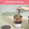 HOTBEST Cosmetic Brush Cleaner, Electric Makeup Brush Cleaner, Makeup Brush Cleaner Machine, Auto Makeup Brush Cleaner, Portable USB Powered Fit for All Size Makeup Brush view 4
