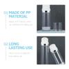 Clear Airless Pump Bottles, 2PCS Lotion Dispenser Travel with Pump, Vacuum Plastic Travel Size Lotion Bottle for Foundation, Creams, Cosmetic 150ML view 2