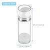 DOITOOL 2pcs Mini Travel Lotion Dispenser Pink Airless Pump Bottles for Cosmetics 50ml Travel Squeeze Bottles view 3