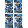 Generic 4 Pack Triple Blade Razor 20 Pcs, Blue, Sensitive Skin, Moisturizing Strip, Acrylonitrile Butadiene Styrene, Casual, Men's Razor, For Casual Male Users, Regular Shavers, Unisex view 1