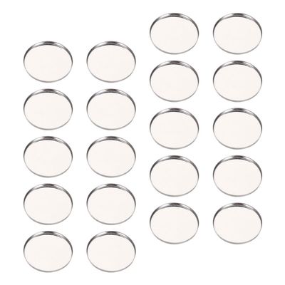 Angoily Metal Eyeshadow Storage Box 50pcs Empty Makeup Pans Circle Magnetic Palette