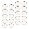 Angoily Metal Eyeshadow Storage Box 50pcs Empty Makeup Pans Circle Magnetic Palette view 1
