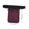 DOITOOL Multi-functional Adjustable Barber Waist Storage Bag Versatile Hairdressing Tool Pouch for Salon and Home Use Lightweight Organizer for Scissors and Essentials view 4