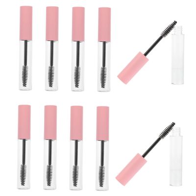 POPETPOP 10 Pack 10ml Mascara Tube Empty Reusable Eyelash Cream Container Leakproof for Travel Personal Use