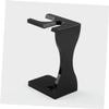 DOITOOL 1set Stand and Beard Brush Compact Shaving Brush Holder for Men Non- Base Drying Efficiency for Bathroom and Grooming Accessories view 2