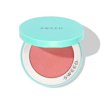 SWEED - Air Blush Cream | High Pigmented, Velvet Finish | Vegan, Cruelty-Free, Clean Beauty (Cheeky, 0.17 oz | 5 g)