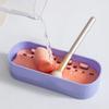 FOMIYES Makeup Brush Cleaning Box Portable Makeup Tools Cleaner for Women Compact Drying Holder Safe Material and Cleaning Design for Travel Use view 4