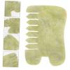 Mipcase 1pc Jade Facial Massager Tool Durable Board for Natural Skin Care Multi-functional Face Massage Plate Smooth Edges Comfortable for Daily Use view 2