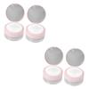 FRCOLOR 4pcs Makeup Sponges for Blending Portable Empty Loose Powder Box Mirror Powder Container Elastic Denser Mesh view 1