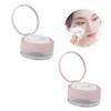 FRCOLOR 4pcs Makeup Sponges for Blending Portable Empty Loose Powder Box Mirror Powder Container Elastic Denser Mesh view 4