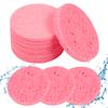 50-Count Compressed Facial Sponges, 100% Natural Cosmetic Spa Sponges for Facial Cleansing for Daily Facial Cleansing, Exfoliating Mask, Makeup Remover. Ideal for Home and Travel. (Sakura Pink) view 1