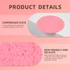 50-Count Compressed Facial Sponges, 100% Natural Cosmetic Spa Sponges for Facial Cleansing for Daily Facial Cleansing, Exfoliating Mask, Makeup Remover. Ideal for Home and Travel. (Sakura Pink) view 4