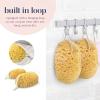 2pcs Body Exfoliating Shower Sponges - Gentle and Smooth Skin Texture, Exfoliates Rough Skin, Soft and Luxurious Bath Sponge for Shower view 4
