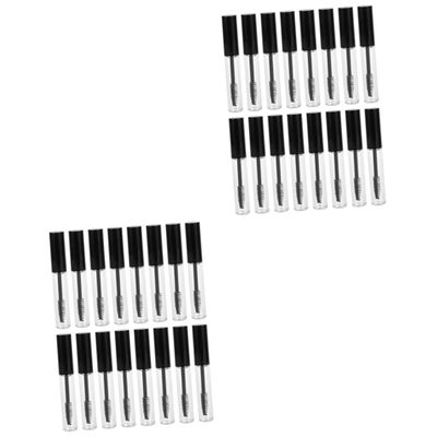FRCOLOR 32pcs Empty Mascara Tubes with Eyelash Wands Refillable Diy Containers for Eyelash Travel-friendly and Lightweight Storage for Makeup Essentials
